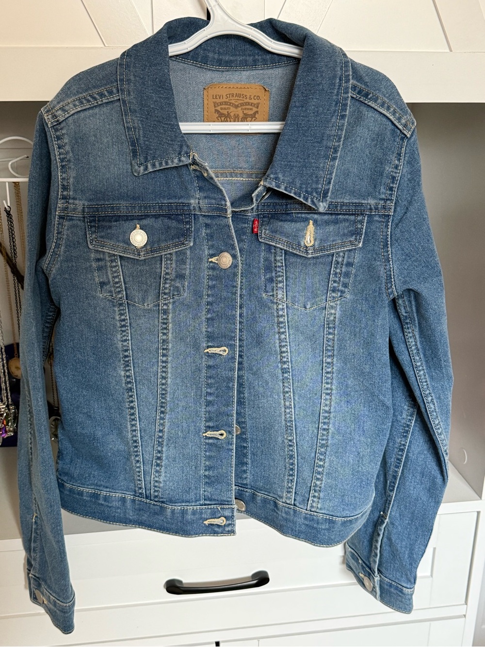 Levi's Classic Blue Denim Jean Jacket - Medium Wash